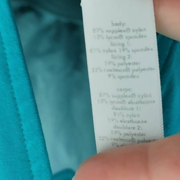 Lucy Racerback Tank Shelf Bra Medium Gym Yoga - Picture 4 of 4